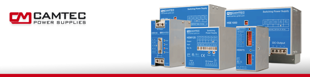 Camtec Power Supplies banner image.