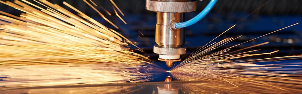 Photo of sparks during welding.