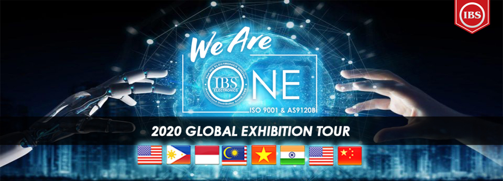 We are OneIBS 2020 Global Exhibition Tour banner image.