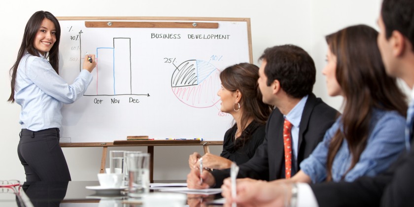 Business development stock image.